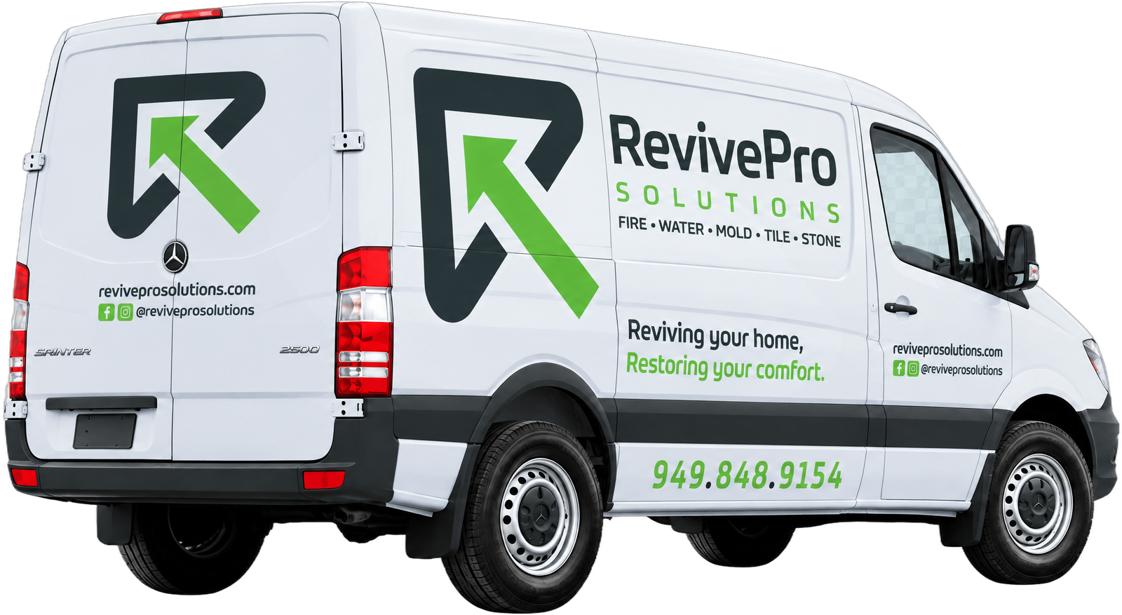 Revive Pro Solutions restoration van